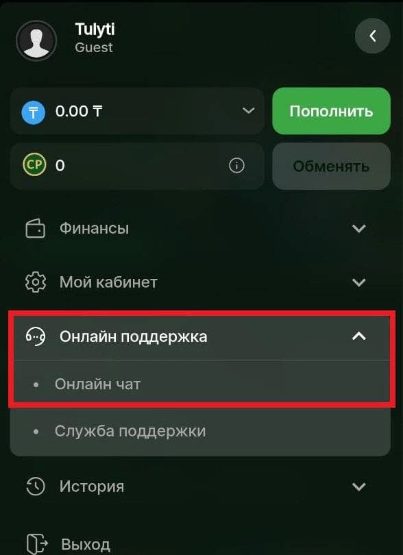 Служба поддержки